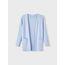 Name IT Mädchen Nkfvicti Ls Knit Card L Noos Strickjacke, Hellblau, 50 EU