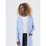 Name IT Mädchen Nkfvicti Ls Knit Card L Noos Strickjacke, Serenity, 50 EU