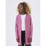 Name IT Mädchen Nkfvicti Ls Knit Card L Noos Strickjacke, Rose Wine, 50 EU