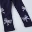 EmaoFun Mädchen Leggings Multipack,Kinder Hose Kleinkind aus Baumwolle,3er-Pack Set(Butterfies 3T)