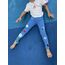 EmaoFun Mädchen Leggings Multipack,Kinder Hose Kleinkind aus Baumwolle,3er-Pack Set(Flora 7T)