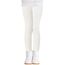 Adorel Mädchen Thermo Leggings Baumwolle Gefütterte Winter Warme Dicke Hosen Weiß 122-128 EU (Herstellergröße 130)