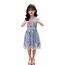 Renholin Kleider Shine Sommer Kleid Kurzarm Gefrorene Eiskönigin Prinzessin EIS Prinzessin Mädchen Kinder Party Rock