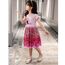Renholin ELSA Kleider Shine Sommer Kleid Kurzarm Gefrorene Eiskönigin Prinzessin EIS Prinzessin Mädchen Kinder Party Rock