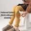 Silkglory Strumpfhosen Mädchen Nahtlose Kinder Leggings aus hautfreundlicher Baumwolle mit hervorragender Elastizität und zartem Spitzenbesatz – Strick Klassische Tights,2 Stück,2-3 Jahre