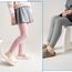 Silkglory Strickstrumpfhosen Strumpfhosen für mädchen Hochtaillierte Leggings im 2er-Pack – Nahtloses Design, hervorragende Elastizität, Zeitlose Unifarben,4-5 Jahre