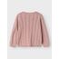 Name IT Mädchen Nmfbanni Ls Knit Card Noos Strickjacke, Deauville Mauve, 98 EU