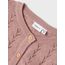 Name IT Mädchen Nmfbanni Ls Knit Card Noos Strickjacke, Deauville Mauve, 92 EU