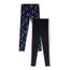 LiKing Kinder Mädchen Leggings Hosen Blumenmuster Stretch aus Baumwolle 4539-C-146/152-2