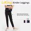 LiKing Kinder Mädchen Leggings Hosen Blumenmuster Stretch aus Baumwolle 4539-C-146/152-2