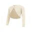 trudge Bolero Mädchen Festlich Bolerojacke Shrug Elegante Langarm Schulterjacke trickjacke Kurz Cardigan mit Knöpfe Aprikose 146/9-10 Jahre
