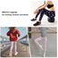 LiKing Kinder Mädchen Leggings Hosen Blumenmuster Stretch aus Baumwolle 4539-B-110/116-3
