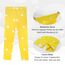 LiKing Kinder Mädchen Leggings Hosen Blumenmuster Stretch aus Baumwolle 4539-A-122/128-2