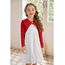 trudge Bolero Mädchen Langarm Kurze Strickjacke Jäckchen Baumwolle Weiche Jacke mit Knopf Rot 152/10-11 Jahre