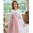 trudge Mädchen Bolero Festlich Baumwolle Strickjacke Langarm Kinder Cardigan Kommunion Tauf Hochzeit Cremeweiß 150