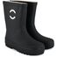 Mikk-line Gummistiefel Kinder 38 | Black Gefütterte Regenstiefel | Wasserdichte Kinderstiefel | Regenschuhe