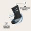 Mikk-line Gummistiefel Kinder 38 | Black Gefütterte Regenstiefel | Wasserdichte Kinderstiefel | Regenschuhe