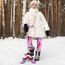 Mädchen Thermo Leggings Winter - Gefütterte Warme Dicke Baumwolle Hosen (A)