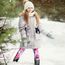 Mädchen Thermo Leggings Winter - Gefütterte Warme Dicke Baumwolle Hosen (A)