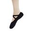 Bezioner Ballettschuhe Ballettschläppchen Tanzschuhe Geteilte Ledersohle für Kinder und Erwachsene(Bitte wählen Sie eine Größe größer als üblich)(Schwarz,39)