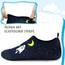 Kyopp Hausschuhe Kinder Junge Mädchen Pantoffeln Rutschfest Barfussschuhe Kindergarten Slippers für Atmungsaktive Weich Lauflernschuhe Kleinkinder Schuhe(Marineblau-Kosmisch 30/31EU)