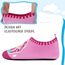 Kyopp Hausschuhe Kinder Junge Mädchen Pantoffeln Rutschfest Barfussschuhe Kindergarten Slippers für Atmungsaktive Weich Lauflernschuhe Kleinkinder Schuhe(Meerjungfrau-Rosa 22/23EU)