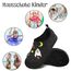 Kyopp Hausschuhe Kinder Junge Mädchen Pantoffeln Rutschfest Barfussschuhe Kindergarten Slippers für Atmungsaktive Weich Lauflernschuhe Kleinkinder Schuhe(Schwarzer-Kosmisch 24/25EU)