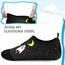 Kyopp Hausschuhe Kinder Junge Mädchen Pantoffeln Rutschfest Barfussschuhe Kindergarten Slippers für Atmungsaktive Weich Lauflernschuhe Kleinkinder Schuhe(Schwarzer-Kosmisch 24/25EU)