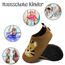 Kyopp Hausschuhe Kinder Junge Mädchen Pantoffeln Rutschfest Barfussschuhe Kindergarten Slippers für Atmungsaktive Weich Lauflernschuhe Kleinkinder Schuhe(Tiger-Curry 26/27EU)