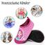Kyopp Hausschuhe Kinder Junge Mädchen Pantoffeln Rutschfest Barfussschuhe Kindergarten Slippers für Atmungsaktive Weich Lauflernschuhe Kleinkinder Schuhe(Meerjungfrau-Rosa 24/25EU)