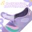 Kyopp Hausschuhe Kinder Junge Klettverschluss Schuhe Mädchen Pantoffeln Rutschfest Slippers für Atmungsaktive Weich Kleinkinder Schuhe(Einhorn Lila 22/23EU)