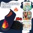 Kyopp Hausschuhe Kinder Junge Mädchen Pantoffeln Rutschfest Barfussschuhe Kindergarten Slippers für Atmungsaktive Weich Lauflernschuhe Kleinkinder Schuhe(Marineblaues Feuerwehrauto-N 24/25EU)