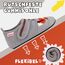 Kyopp Hausschuhe Kinder Junge Klettverschluss Schuhe Mädchen Pantoffeln Rutschfest Slippers für Atmungsaktive Weich Kleinkinder Schuhe(Fuchs Grau 24/25EU)