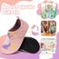 Kyopp Hausschuhe Kinder Junge Klettverschluss Schuhe Mädchen Pantoffeln Rutschfest Slippers für Atmungsaktive Weich Kleinkinder Schuhe(Einhorn Hellrosa 26/27EU)