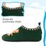 Kyopp Hausschuhe Kinder Junge Mädchen Pantoffeln Rutschfest Barfussschuhe Kindergarten Slippers für Atmungsaktive Weich Lauflernschuhe Kleinkinder Schuhe(Tiger-Grün 32/33EU)