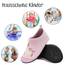 Kyopp Hausschuhe Kinder Junge Mädchen Pantoffeln Rutschfest Barfussschuhe Kindergarten Slippers für Atmungsaktive Weich Lauflernschuhe Kleinkinder Schuhe(Blassrosa 32/33EU)