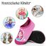 Kyopp Hausschuhe Kinder Junge Mädchen Pantoffeln Rutschfest Barfussschuhe Kindergarten Slippers für Atmungsaktive Weich Lauflernschuhe Kleinkinder Schuhe(Meerjungfrau-Rosa 34/35EU)