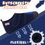 Kyopp Hausschuhe Kinder Junge Klettverschluss Schuhe Mädchen Pantoffeln Rutschfest Slippers für Atmungsaktive Weich Kleinkinder Schuhe(Dinosaurier Dunkelblau 30/31EU)