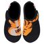 Kyopp Hausschuhe Kinder Junge Klettverschluss Schuhe Mädchen Pantoffeln Rutschfest Slippers für Atmungsaktive Weich Kleinkinder Schuhe(Tiger Schwarz 34/35EU)