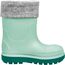 Playshoes Regenstiefel mit Futter (Herausnehmbar) Unisex Kinder Gummistiefel, Grün Socke, 20 EU