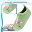 Kyopp Hausschuhe Kinder Junge Mädchen Pantoffeln Rutschfest Barfussschuhe Kindergarten Slippers für Atmungsaktive Weich Lauflernschuhe Kleinkinder Schuhe(Hellgrün 34/35EU)