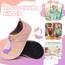 Kyopp Hausschuhe Kinder Junge Klettverschluss Schuhe Mädchen Pantoffeln Rutschfest Slippers für Atmungsaktive Weich Kleinkinder Schuhe(Einhorn Hellrosa 32/33EU)