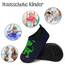Kyopp Hausschuhe Kinder Junge Mädchen Pantoffeln Rutschfest Barfussschuhe Kindergarten Slippers für Atmungsaktive Weich Lauflernschuhe Kleinkinder Schuhe(Dinosaurier-2233 34/35EU)