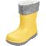 Playshoes Regenstiefel mit Futter (Herausnehmbar) Unisex Kinder Gummistiefel, Gelb Socke, 24 EU