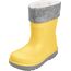 Playshoes Regenstiefel mit Futter (Herausnehmbar) Unisex Kinder Gummistiefel, Gelb Socke, 27 EU