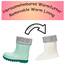 Playshoes Regenstiefel mit Futter (Herausnehmbar) Unisex Kinder Gummistiefel, Grün Socke, 29 EU