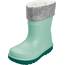 Playshoes Regenstiefel mit Futter (Herausnehmbar) Unisex Kinder Gummistiefel, Grün Socke, 29 EU