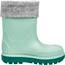 Playshoes Regenstiefel mit Futter (Herausnehmbar) Unisex Kinder Gummistiefel, Grün Socke, 30 EU