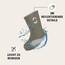 Mikk-line Gummistiefel Kinder 25 | Dusty Olive Regenstiefel mit Reflektierenden Details - Wasserdichte Kinderstiefel, Leicht und Rutschfest | Komfortable Allwetter Kinderstiefel