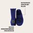 Mikk-line Gummistiefel Kinder 23 | Blau Regenstiefel mit Reflektierenden Details - Wasserdichte Kinderstiefel, Leicht und Rutschfest | Komfortable Allwetter Kinderstiefel